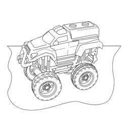 Malvorlage: Monster Truck (Transport) #141398 - Kostenlose Malvorlagen zum Ausdrucken