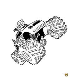 Malvorlage: Monster Truck (Transport) #141401 - Kostenlose Malvorlagen zum Ausdrucken