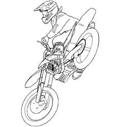 Malvorlage: Moto-Cross (Transport) #136515 - Kostenlose Malvorlagen zum Ausdrucken