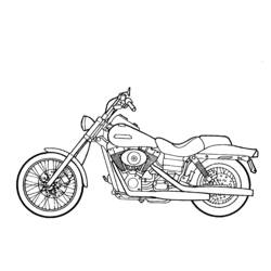 Malvorlage: Motorrad (Transport) #136248 - Kostenlose Malvorlagen zum Ausdrucken