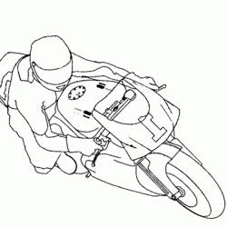 Malvorlage: Motorrad (Transport) #136269 - Kostenlose Malvorlagen zum Ausdrucken