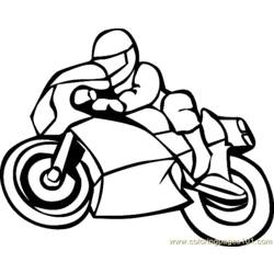 Malvorlage: Motorrad (Transport) #136276 - Kostenlose Malvorlagen zum Ausdrucken