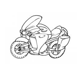 Malvorlage: Motorrad (Transport) #136280 - Kostenlose Malvorlagen zum Ausdrucken