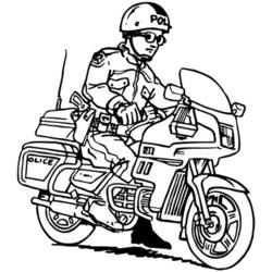Malvorlage: Motorrad (Transport) #136291 - Kostenlose Malvorlagen zum Ausdrucken