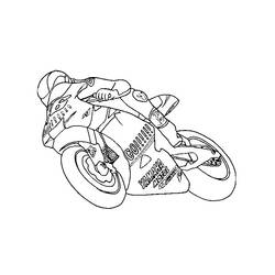Malvorlage: Motorrad (Transport) #136295 - Kostenlose Malvorlagen zum Ausdrucken