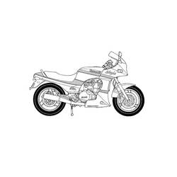 Malvorlage: Motorrad (Transport) #136303 - Kostenlose Malvorlagen zum Ausdrucken
