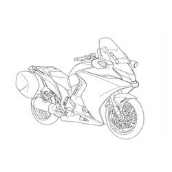 Malvorlage: Motorrad (Transport) #136319 - Kostenlose Malvorlagen zum Ausdrucken