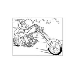 Malvorlage: Motorrad (Transport) #136327 - Kostenlose Malvorlagen zum Ausdrucken