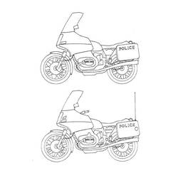 Malvorlage: Motorrad (Transport) #136343 - Kostenlose Malvorlagen zum Ausdrucken