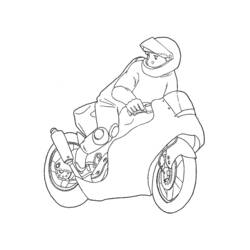 Malvorlage: Motorrad (Transport) #136348 - Kostenlose Malvorlagen zum Ausdrucken
