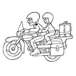 Malvorlage: Motorrad (Transport) #136360 - Kostenlose Malvorlagen zum Ausdrucken