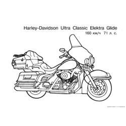 Malvorlage: Motorrad (Transport) #136370 - Kostenlose Malvorlagen zum Ausdrucken