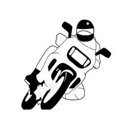 Malvorlage: Motorrad (Transport) #136404 - Kostenlose Malvorlagen zum Ausdrucken