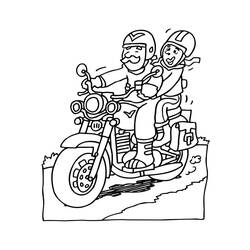 Malvorlage: Motorrad (Transport) #136413 - Kostenlose Malvorlagen zum Ausdrucken