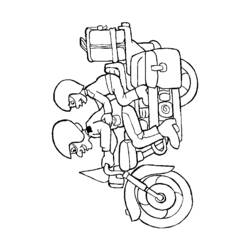 Malvorlage: Motorrad (Transport) #136436 - Kostenlose Malvorlagen zum Ausdrucken