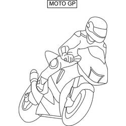 Malvorlage: Motorrad (Transport) #136439 - Kostenlose Malvorlagen zum Ausdrucken