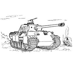 Malvorlage: Panzer (Transport) #138003 - Kostenlose Malvorlagen zum Ausdrucken