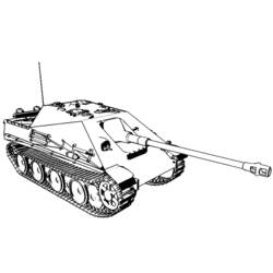 Malvorlage: Panzer (Transport) #138004 - Kostenlose Malvorlagen zum Ausdrucken