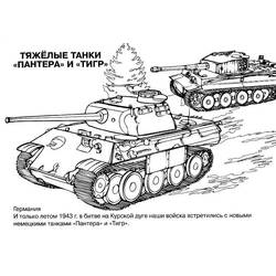 Malvorlage: Panzer (Transport) #138010 - Kostenlose Malvorlagen zum Ausdrucken