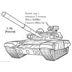 Malvorlage: Panzer (Transport) #138016 - Kostenlose Malvorlagen zum Ausdrucken