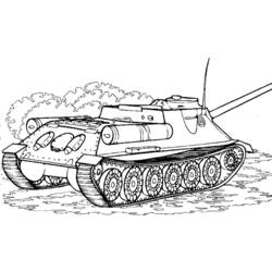 Malvorlage: Panzer (Transport) #138030 - Kostenlose Malvorlagen zum Ausdrucken