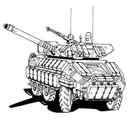 Malvorlage: Panzer (Transport) #138055 - Kostenlose Malvorlagen zum Ausdrucken