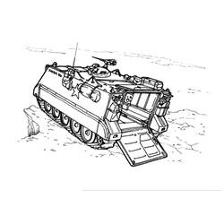 Malvorlage: Panzer (Transport) #138065 - Kostenlose Malvorlagen zum Ausdrucken