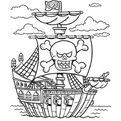 Malvorlage: Piratenschiff (Transport) #138239 - Kostenlose Malvorlagen zum Ausdrucken