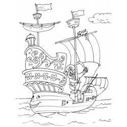 Malvorlage: Piratenschiff (Transport) #138248 - Kostenlose Malvorlagen zum Ausdrucken