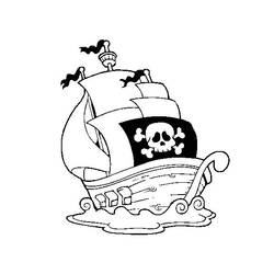 Malvorlage: Piratenschiff (Transport) #138273 - Kostenlose Malvorlagen zum Ausdrucken