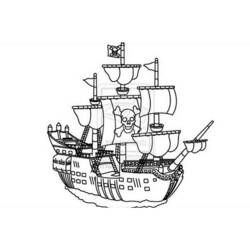 Malvorlage: Piratenschiff (Transport) #138305 - Kostenlose Malvorlagen zum Ausdrucken