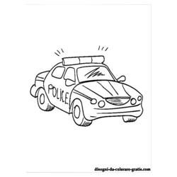 Malvorlage: Polizeiauto (Transport) #142976 - Kostenlose Malvorlagen zum Ausdrucken