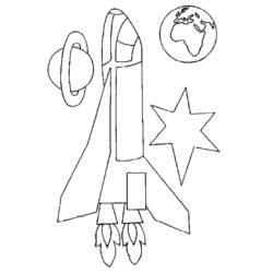 Malvorlage: Rakete (Transport) #140077 - Kostenlose Malvorlagen zum Ausdrucken