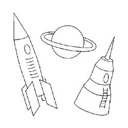 Malvorlage: Rakete (Transport) #140106 - Kostenlose Malvorlagen zum Ausdrucken