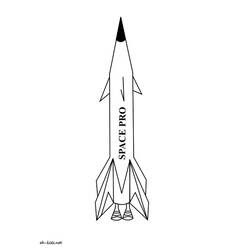 Malvorlage: Rakete (Transport) #140162 - Kostenlose Malvorlagen zum Ausdrucken