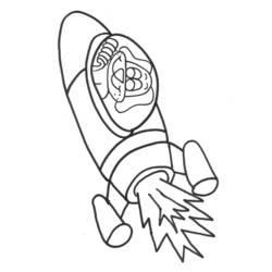 Malvorlage: Rakete (Transport) #140190 - Kostenlose Malvorlagen zum Ausdrucken