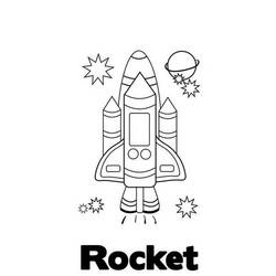 Malvorlage: Rakete (Transport) #140244 - Kostenlose Malvorlagen zum Ausdrucken