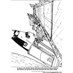 Malvorlage: Raumschiff (Transport) #140565 - Kostenlose Malvorlagen zum Ausdrucken