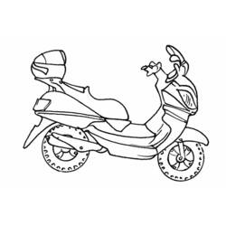 Malvorlage: Scooter (Transport) #139532 - Kostenlose Malvorlagen zum Ausdrucken