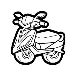 Malvorlage: Scooter (Transport) #139550 - Kostenlose Malvorlagen zum Ausdrucken