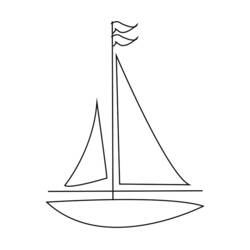 Malvorlage: Segelschiff (Transport) #143564 - Kostenlose Malvorlagen zum Ausdrucken