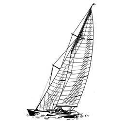 Malvorlage: Segelschiff (Transport) #143573 - Kostenlose Malvorlagen zum Ausdrucken