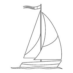 Malvorlage: Segelschiff (Transport) #143578 - Kostenlose Malvorlagen zum Ausdrucken