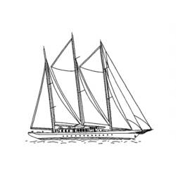 Malvorlage: Segelschiff (Transport) #143591 - Kostenlose Malvorlagen zum Ausdrucken