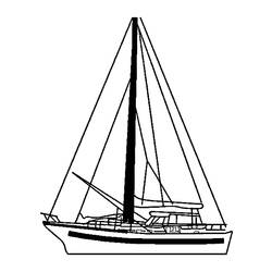 Malvorlage: Segelschiff (Transport) #143592 - Kostenlose Malvorlagen zum Ausdrucken