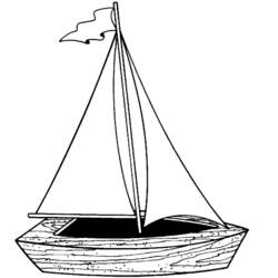 Malvorlage: Segelschiff (Transport) #143598 - Kostenlose Malvorlagen zum Ausdrucken