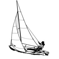 Malvorlage: Segelschiff (Transport) #143611 - Kostenlose Malvorlagen zum Ausdrucken