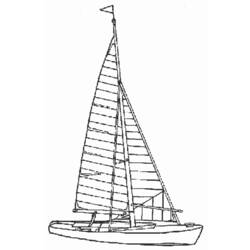 Malvorlage: Segelschiff (Transport) #143612 - Kostenlose Malvorlagen zum Ausdrucken