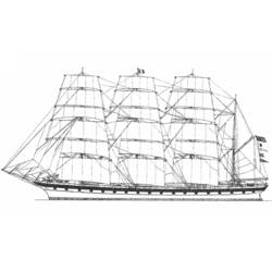 Malvorlage: Segelschiff (Transport) #143616 - Kostenlose Malvorlagen zum Ausdrucken