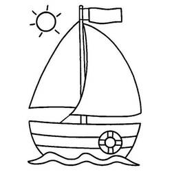 Malvorlage: Segelschiff (Transport) #143635 - Kostenlose Malvorlagen zum Ausdrucken